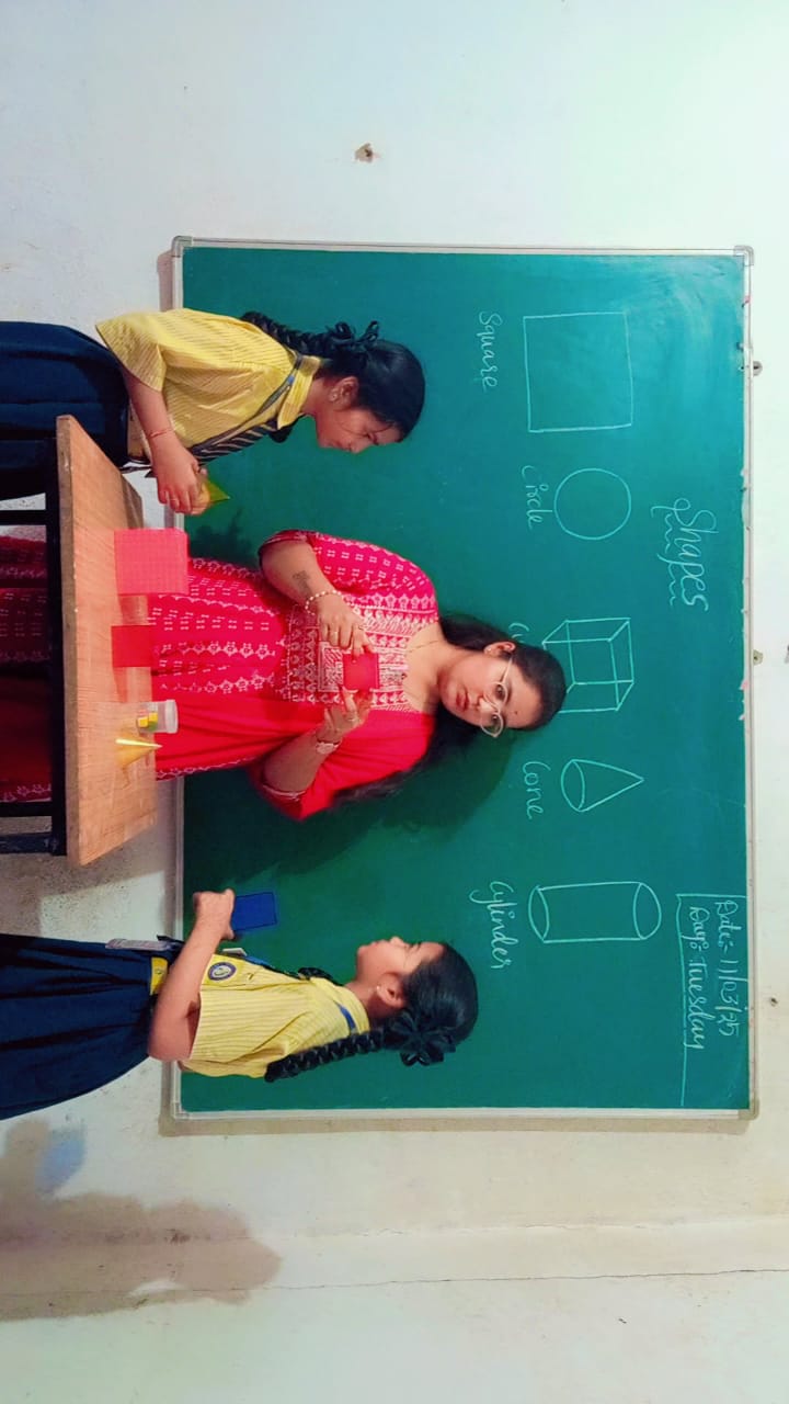 Children learning at play school in Armoor